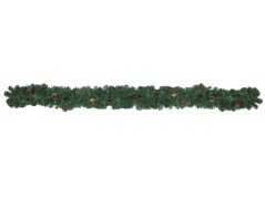 Jedlová girlanda se šiškami, 270 cm