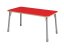 Výškovo nastaviteľný stôl obdĺžnik - Červená - Rozmer: 138x69 cm, Veľkosť výškovo staviteľná: 1-3