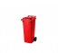 Plastová popelnice 140 l červená