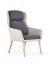 Armchair PURIO (Light gray / Dark gray)