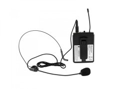 mnitronic WAMS-65BT vreckový bezdrôtový UHF vysielač s náhlavným mikrofónom