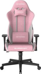 herní židle DXRacer GLADIATOR růžovo-bílá, látková