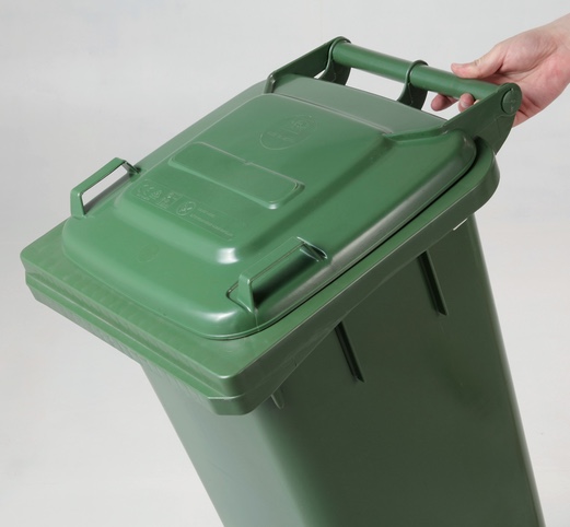Plastová popolnica 80 l čierna