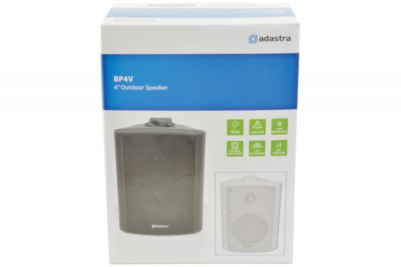 Adastra BP4V-B, 100V nástěnný 4" reproduktor, 35W, IP54, černý