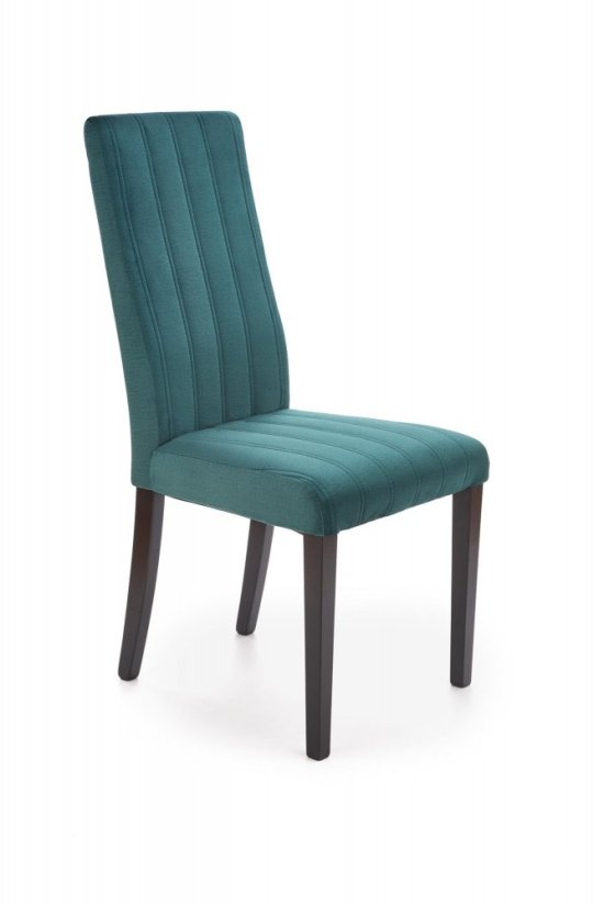 Židle- DIEGO- Černá /Tmavě zelená