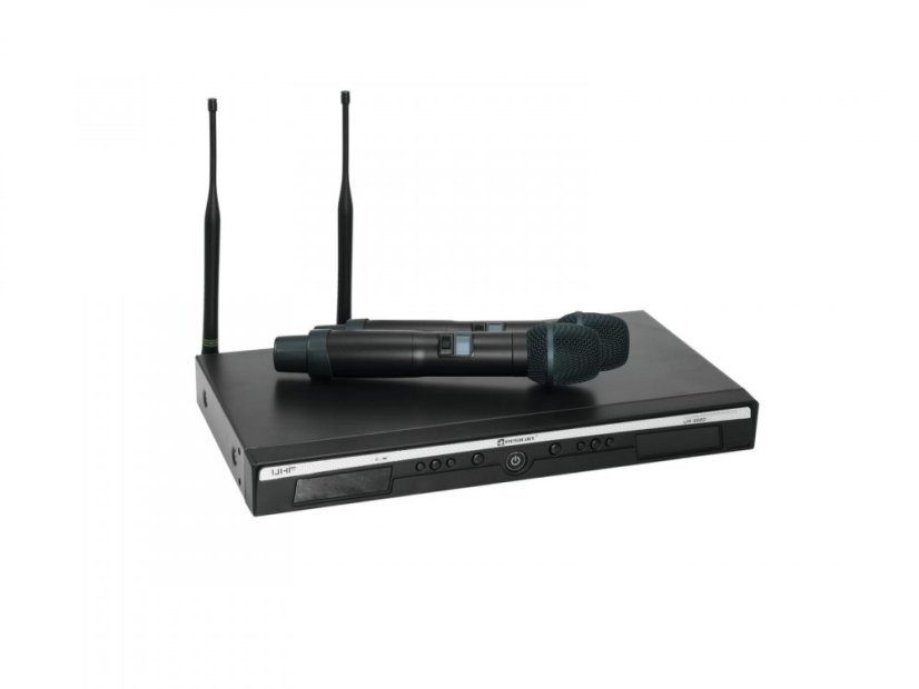 Relacart UR-222D, 2-kanálový bezdrôtový mikrofónny set 823-832 MHz + 863-865 MHz