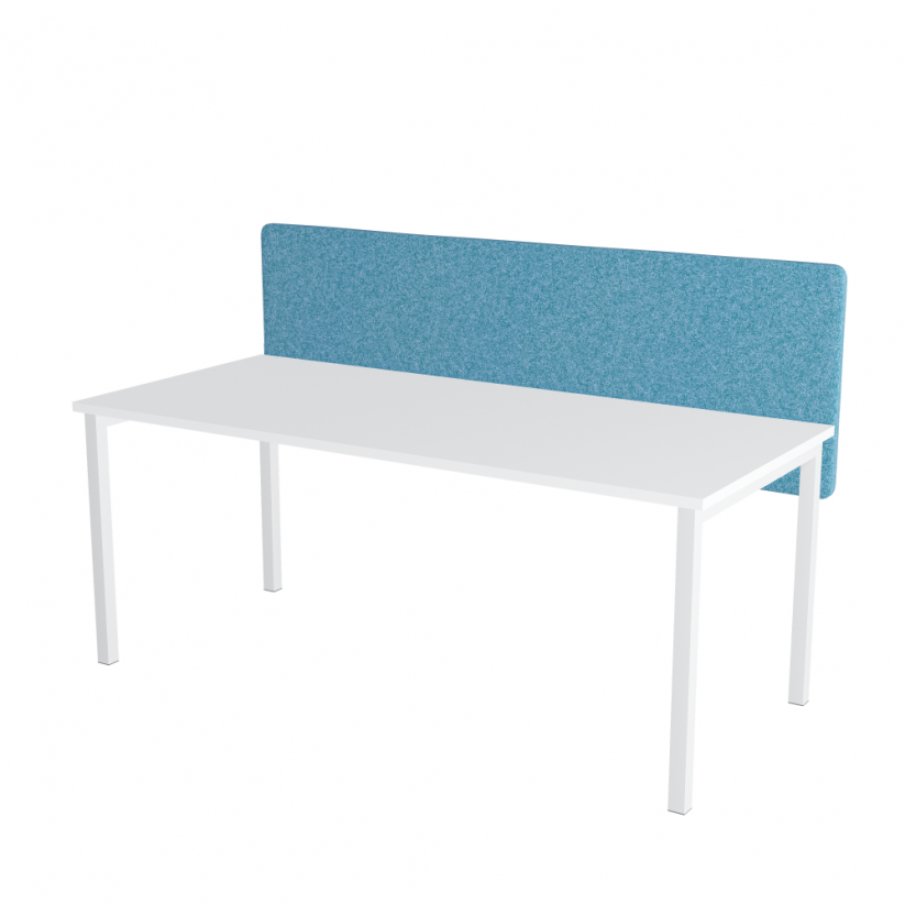 Paraván na stôl modrý OFYS (140x65 cm) 80% vlna