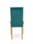 Židle- DIEGO- Medový dub/ Tmavě zelená