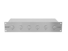 Omnitronic 6-zónový PA ovládač hlasitosti 5W mono, strieborný