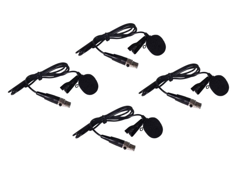 Citronic TU4 Quad PLL, laditelný UHF set s bodypacky