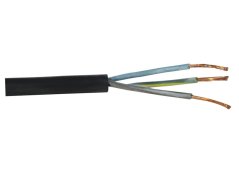 Silový kábel HO7RN-F, 3x1,5 mm, čierny, 100 m rolka