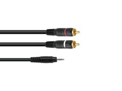 Kábel SKC-30 Jack 3,5 stereo - 2x RCA, 3 m