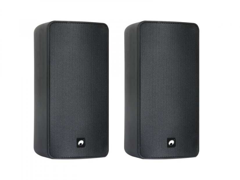 Omnitronic ODP-206 nástenný 6" reprobox 80W, 16 Ohm, IP65, čierny, cena/pár