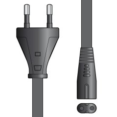 Mercury C7, 2PIN napájací kábel 230V, dĺžka 1,5 m