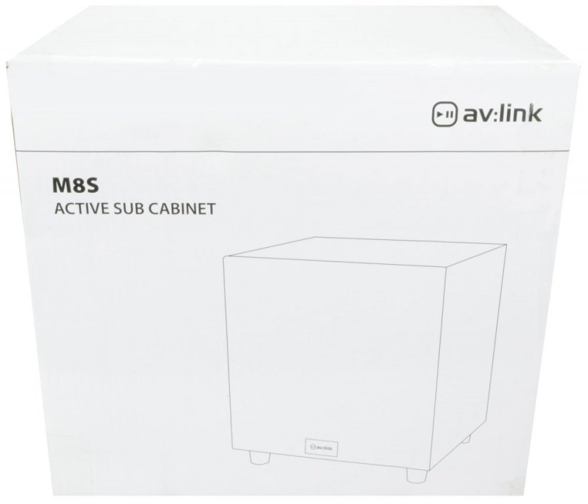 AV:link M8S aktivní 8" subwoofer, 100W