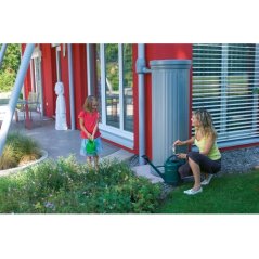 Zásobník na dažďovú vodu SLOUP - ŠEDÁ - 330 l