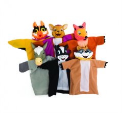 Sada bábok na ruku BAMBI (6 ks)