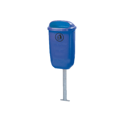Plastový koš na stojně (více barev) - Barva: Modrá