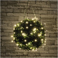 Lyyt BLS120WW světelný řetěz na baterie s časovačem, 120x LED teplá bílá