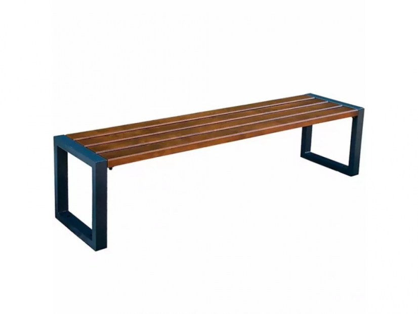 Garden bench TRENDY (Alder) - Shade: Nut