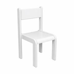Dětská celobarevná židle NELA bílá (32 cm)