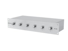 Omnitronic 6-zónový PA ovládač hlasitosti 10W stereo, strieborný
