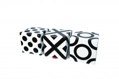 Foam bench (black and white print)