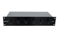 Omnitronic 6-ti zónový PA ovladač hlasitosti 10W stereo, černý