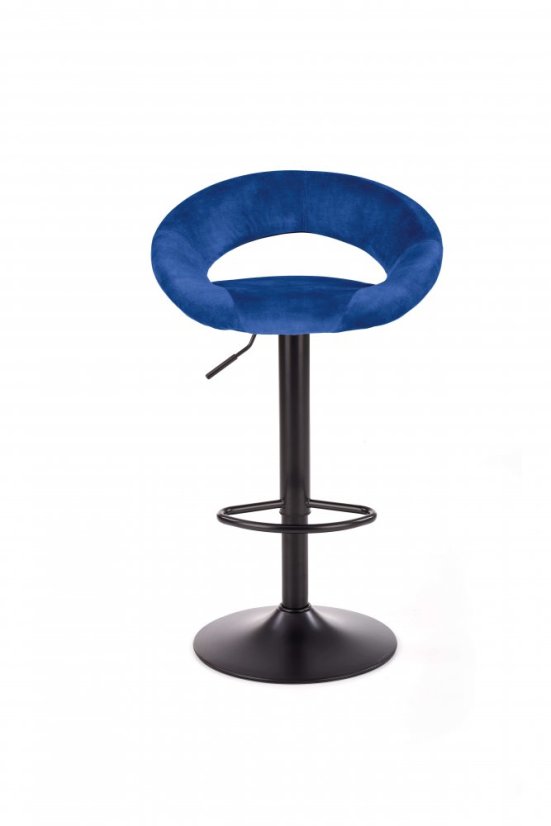 Barová stolička- H102- Tmavo modrá