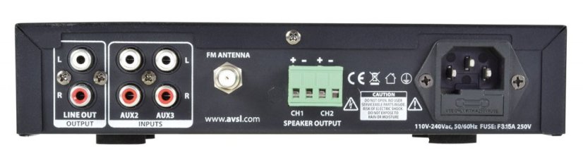 Adastra A22, stereo PA zesilovač MP3/BT/FM