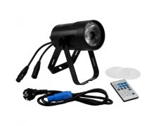 Eurolite LED PST-15 MK2 Spot reflektor, 1x15W WW, DMX, IR, černý