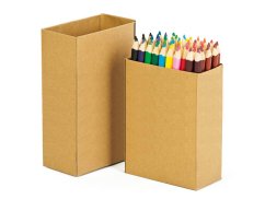 Dlhé silné trojuholníkové pastelky - set 60 ks