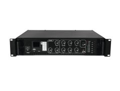 Omnitronic MPZ-180.6P, 100V 6-zónový mixážny zosilňovač, 180W, MP3