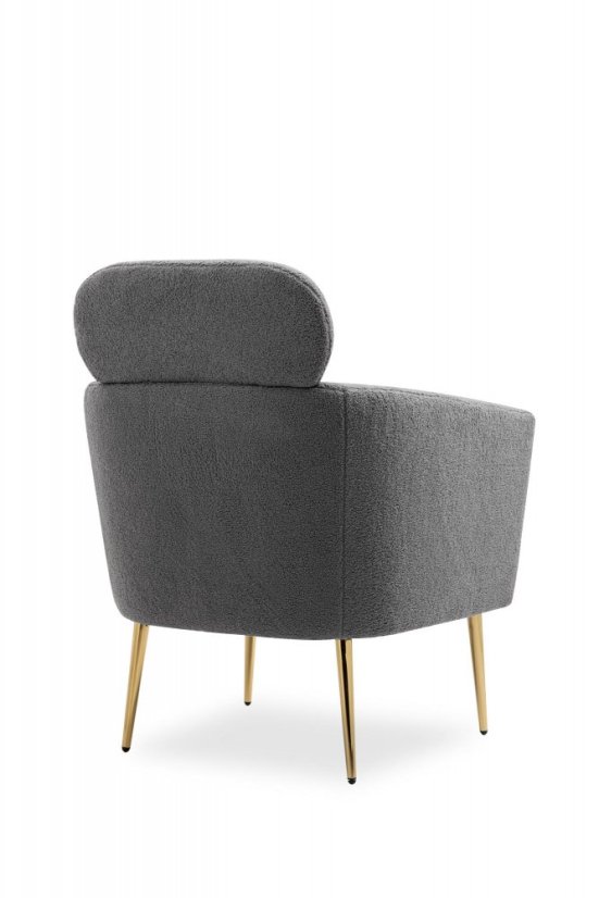 Armchair MELISA (Gray / Gold)