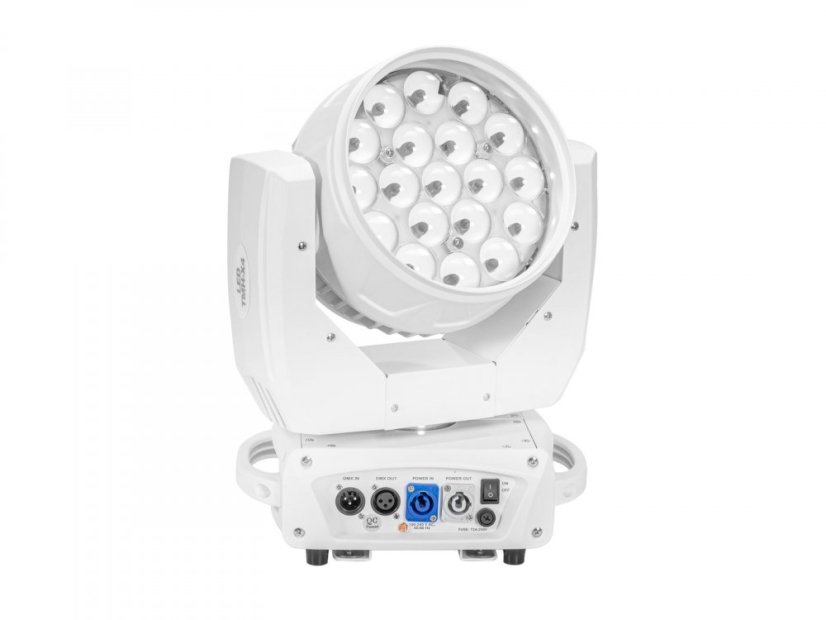 Eurolite LED TMH-X4 otočná hlavica ZOOM, 19 x 15W, QCL RGBW, DMX, biela