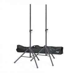 Stagg SPSQ10 SET, sada reproduktorových stojanov v prepravnom obale, 113-187 cm, 50 kg