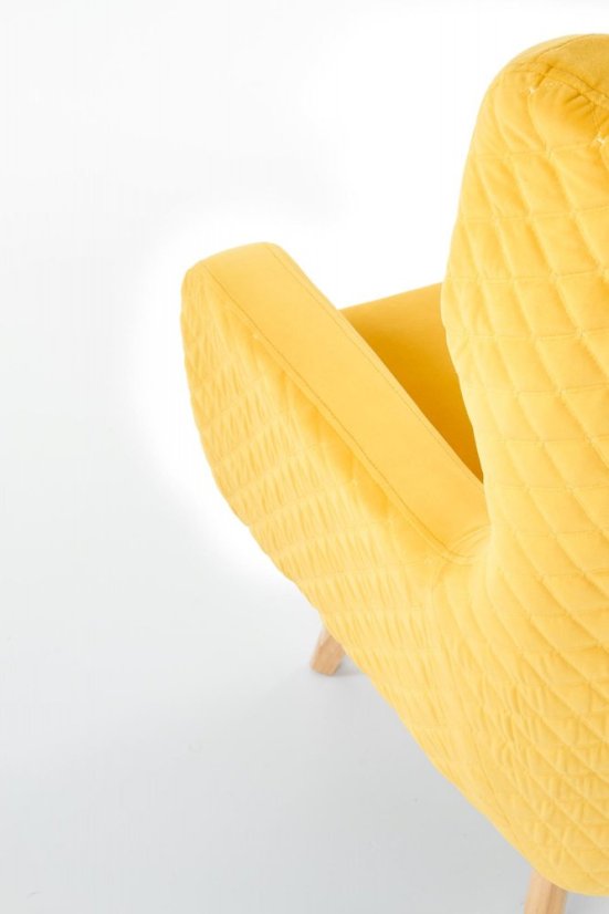 Armchair MARVEL (Yellow / Natural)