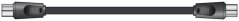 AV:link kabel RG6 koaxiální 2x samec, 75 Ohm, 2m