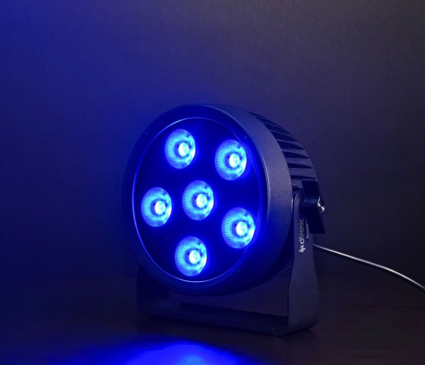 Citronic SilentPAR-180, 6 x 30W RGBWA UV