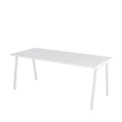 Kancelářský stůl s bílou deskou OFYS A (rozměr 70 x 160 cm)