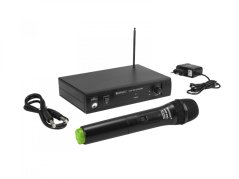 Omnitronic VHF-101, 1-kanálový bezdrôtový mikrofónny set 207.55 MHz