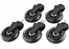 Kolečko zátěžové Premium, pogumované, průměr 73 mm, čep 11 mm