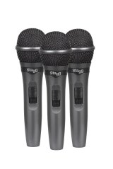 Stagg SDMP15-3, sada 3 dynamických mikrofónov