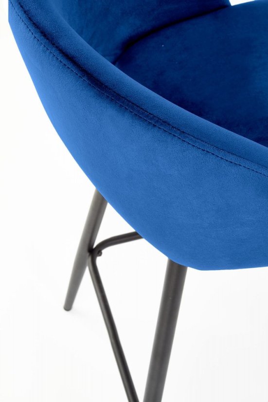 Barová stolička- H96- Námornícka modrá