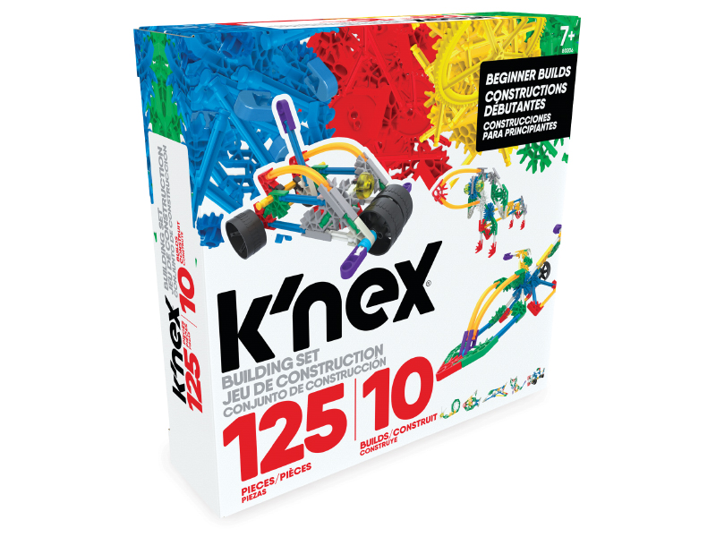 K'nex building set - 10 models, 125 pieces