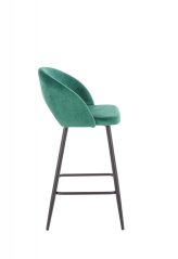 Barová židle- H96- Tmavě zelená
