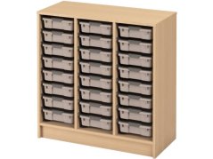 Skrinka s kontajnermi - OPTIMA - L - 24 malých kontajnerov (viac farieb)