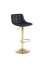 Barová stolička- H120- Zlatá/ Čierna