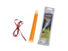 Svietiaca tyčinka 15 cm, sada 12 ks, oranžová