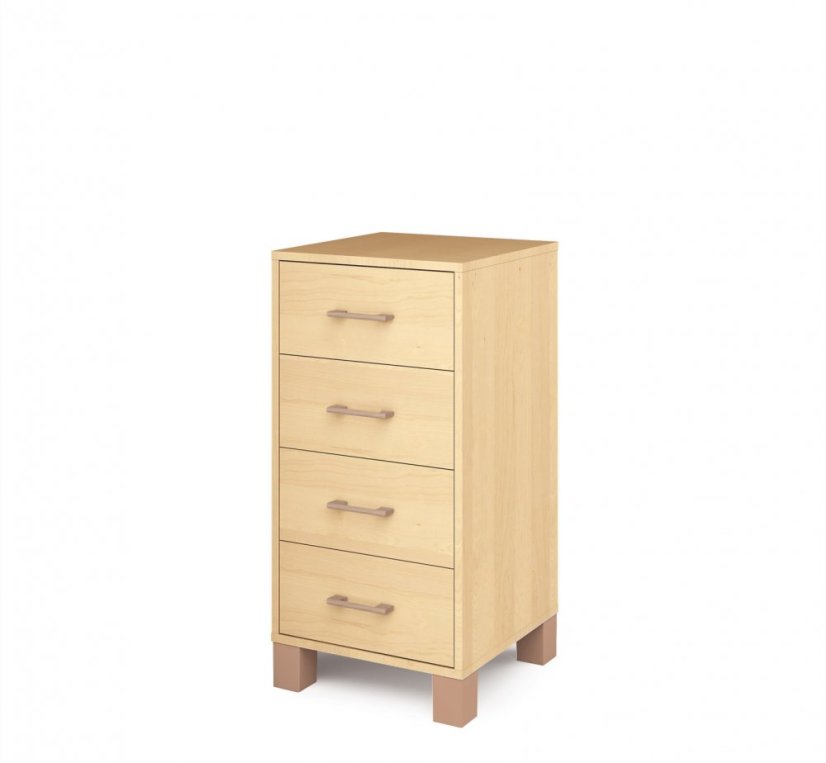 Skříň s 4 zásuvkami úzká FRESH (modul 17)